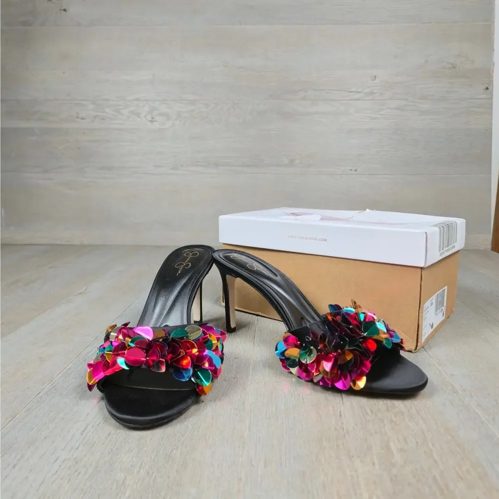 Jessica Simpson Palora Mule Heels Size (.5 NEW